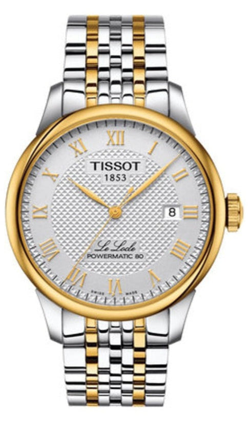 Tissot Le Locle Powermatic 80 Silver Dial Two Tone Steel Strap Watch For Men - T006.407.22.033.01 Buy Now By Tissot