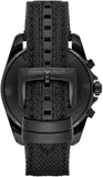 Emporio Armani Sigma Chronograph Black Dial Black Leather Strap Watch For Men - AR6131 Buy Now By Emporio Armani