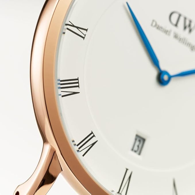 Daniel Wellington Dapper Cornwall White Dial Black Nylon Strap Watch For Men - DW00100261 Buy Now By Daniel Wellington