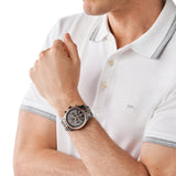 Michael Kors Lexington Chronograph Black Dial Two Tone Steel Strap Watch for Men - MK8561 Buy Now By Michael Kors