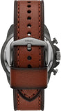 Fossil Bronson Chronograph Grey Dial Brown Leather Strap Watch for Men - FS5855 Buy Now By Fossil