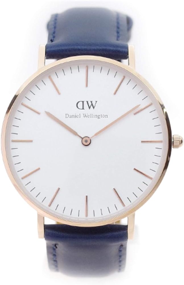 Daniel Wellington Classic Somerset White Dial Blue Leather Strap Watch For Men - DW00100121 Buy Now By Daniel Wellington