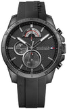 Tommy Hilfiger Decker Black Dial Black Rubber Strap Watch for Men - 1791352 Buy Now By Tommy Hilfiger