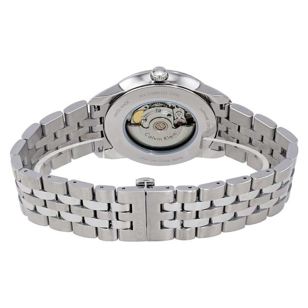 Calvin Klein Infinity Automatic Silver Dial Silver Steel Strap Watch for Men - K5S34146 Buy Now By Calvin Klein