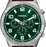 Fossil Brox Multifunction Green Dial Brown Leather Strap Watch for Men - BQ2801 Buy Now By Fossil