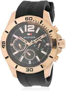 Tommy Hilfiger Sport Multifunction Black Dial Black Rubber Strap Watch for Men - 1791145 Buy Now By Tommy Hilfiger