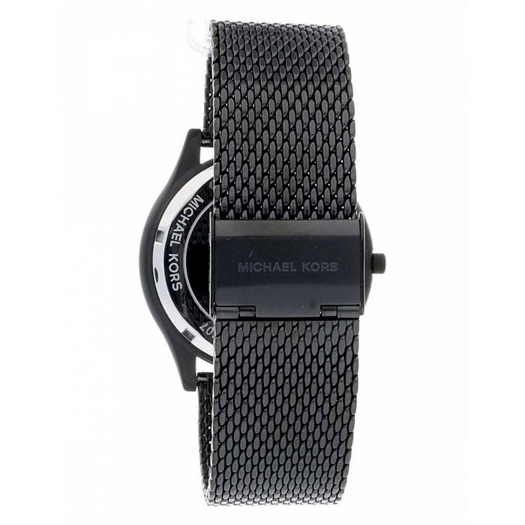 Michael Kors Slim Runway Black Dial Black Mesh Strap Watch for Women - MK8607 Buy Now By Michael Kors