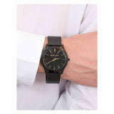 Michael Kors Slim Runway Black Dial Black Mesh Strap Watch for Women - MK8607 Buy Now By Michael Kors