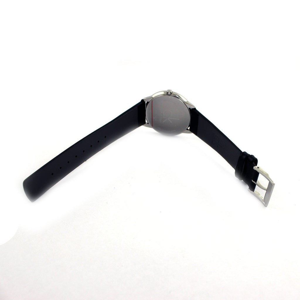 Calvin Klein Minimal Black Dial Black Leather Strap Watch for Men - K3M221CS Buy Now By Calvin Klein