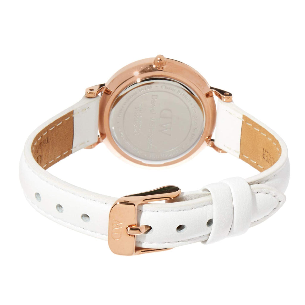 Daniel Wellington Petite White Dial White Leather Strap Watch For Women - DW00100249 Buy Now By Daniel Wellington