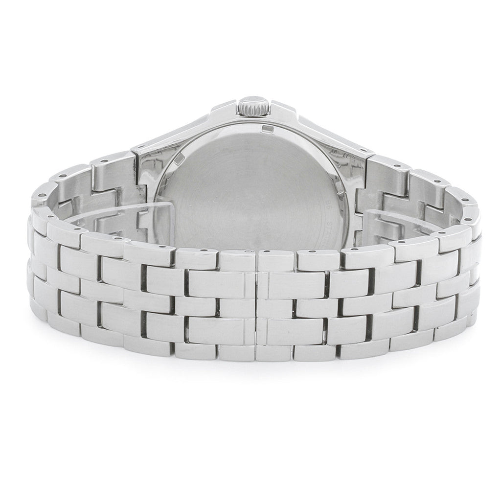 Bulova Crystal Collection Black Dial Silver Steel Strap Watch for Men - 96K102 Buy Now By Bulova