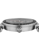 Versace Greca Sport Quartz Black Dial Black Leather Strap Watch For Men - VEZ300221 Buy Now By Versace