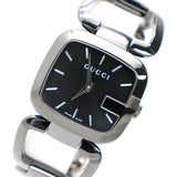 Gucci G Gucci Black Dial Silver Steel Strap Watch For Women - YA125407 Buy Now By Gucci