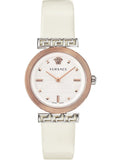 Versace Greca White Dial White Leather Strap Watch for Women - VELW00120 Buy Now By Versace
