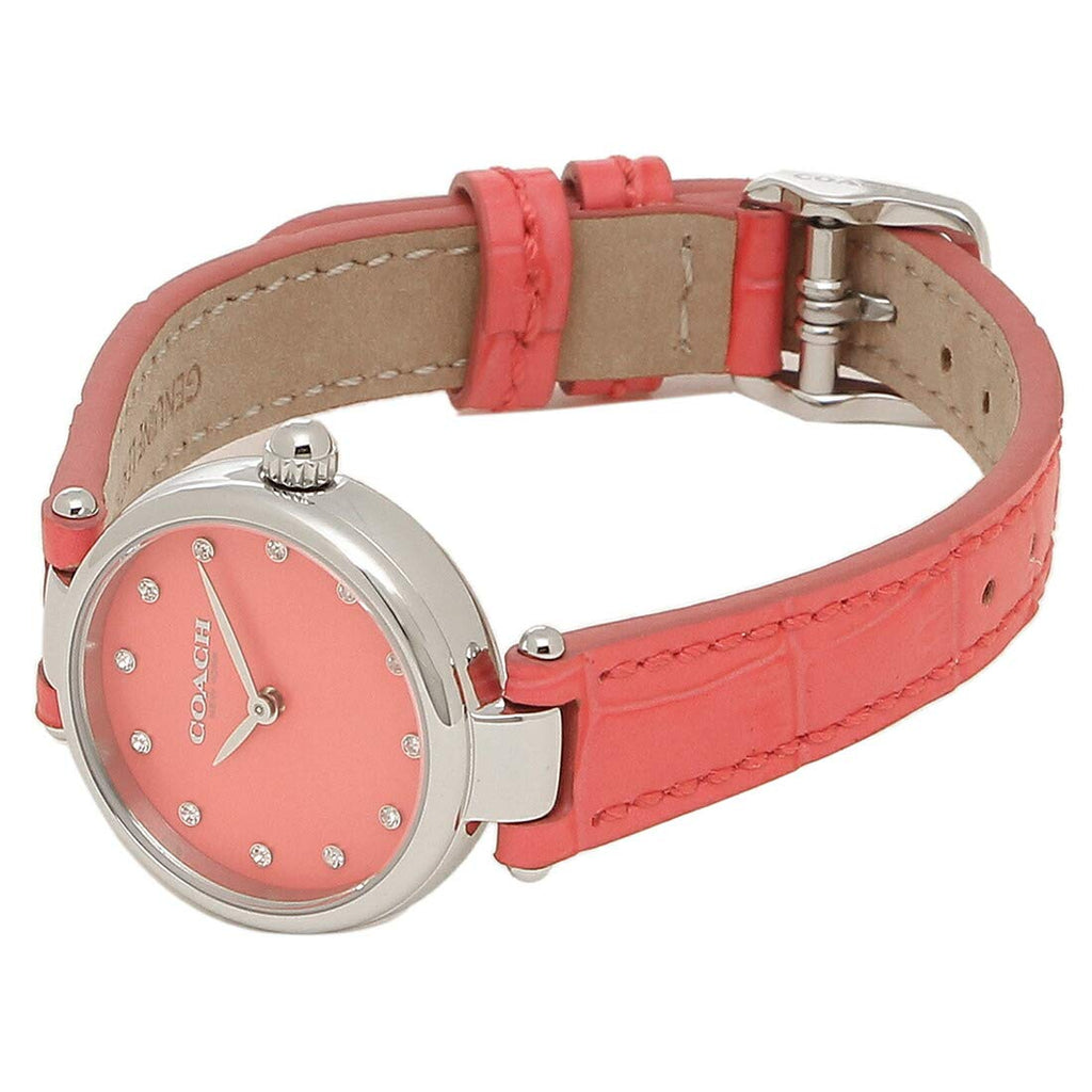 Coach Park Pink Dial Pink Leather Strap Watch for Women - 14503536 Buy Now By Coach