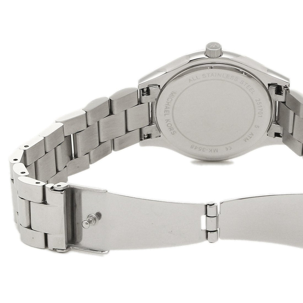 Michael Kors Mini Slim Runway Silver Dial Silver Steel Strap Watch for Women - MK3548 Buy Now By Michael Kors