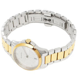 Gucci G Timeless Quartz Silver Dial Two Tone Steel Strap Watch For Women - YA126531 Buy Now By Gucci