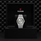 Tudor Royal Day Date Diamonds Automatic Silver Dial Silver Steel Strap Watch for Men - M28600-0002 Buy Now By Tudor