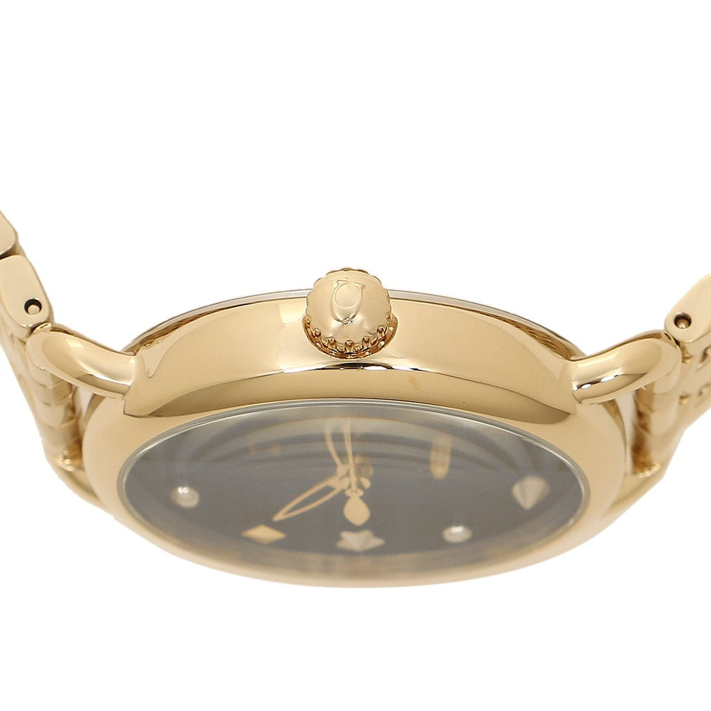 Coach Delancey Black Dial Gold Steel Strap Watch for Women - 14502813 Buy Now By Coach