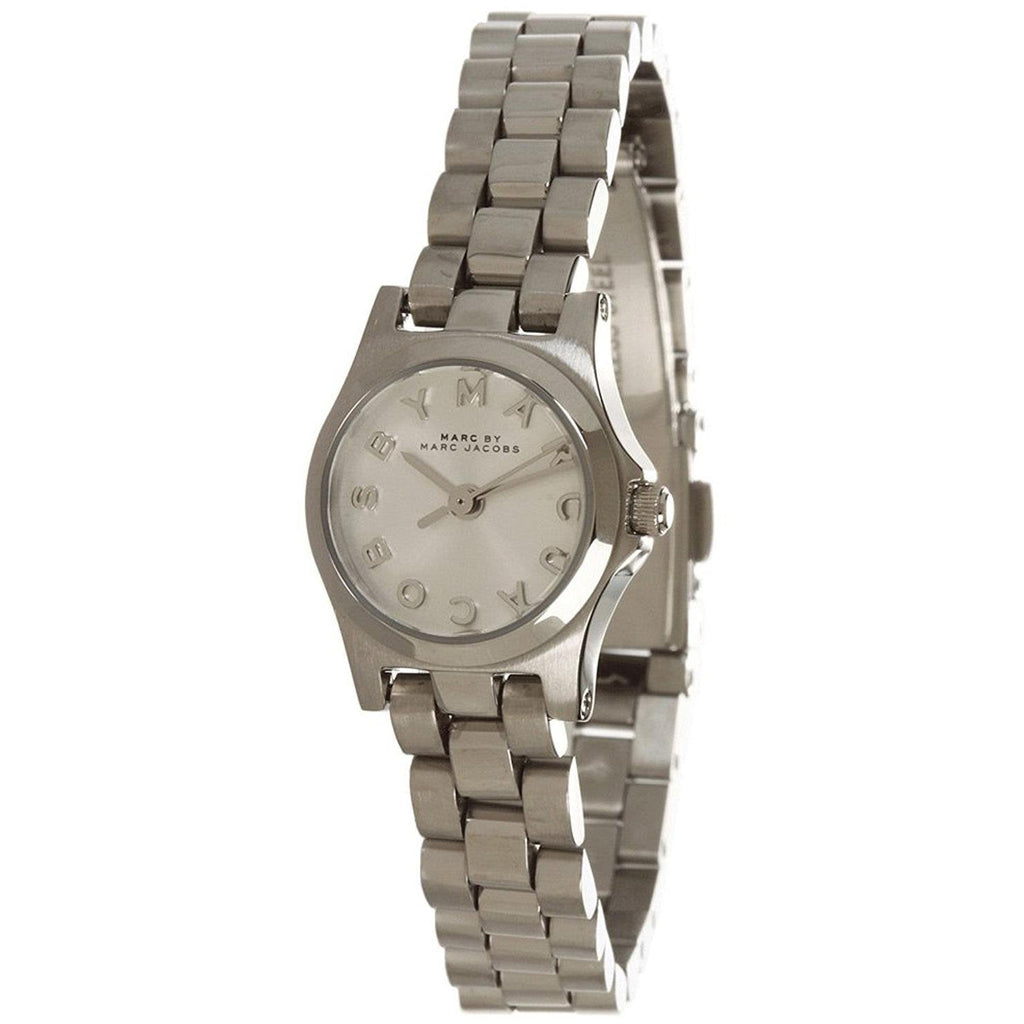 Marc Jacobs Henry Dinky Silver Dial Silver Steel Strap Watch for Women - MBM3198 Buy Now By Marc Jacobs