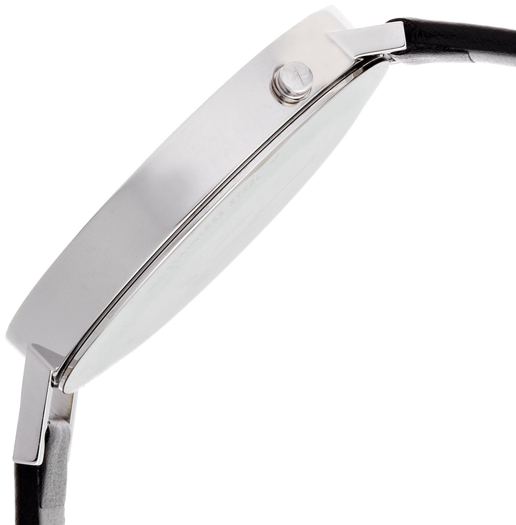 Calvin Klein Equal Black Dial Black Leather Strap Watch for Women - K3E231C1 Buy Now By Calvin Klein