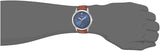 Fossil The Minimalist 3H Blue Dial Brown Leather Strap Watch for Men - FS5499 Buy Now By Fossil
