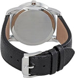 Movado Museum Blue Dial Black Leather Strap Watch For Men - 607013 Buy Now By Movado