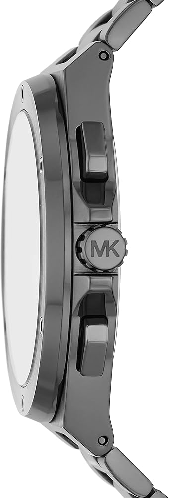 Michael Kors Lennox Chronograph Quartz Grey Dial Grey Steel Strap Watch For Men - MK9102 Buy Now By Michael Kors