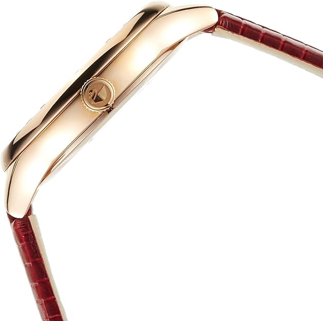 Swarovski Lovely Crystals Analog White Dial Red Leather Strap Watch for Women - 5297584 Buy Now By Swarovski