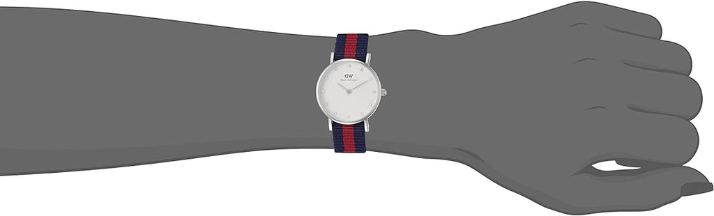Daniel Wellington Classy Oxford White Dial Two Tone Nylon Strap Watch For Women - DW00100072 Buy Now By Daniel Wellington
