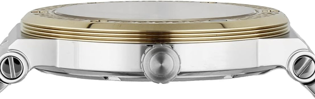 Versace Greca Quartz Blue Dial Silver Steel Strap Watch for Women - VEVH01120 Buy Now By Versace