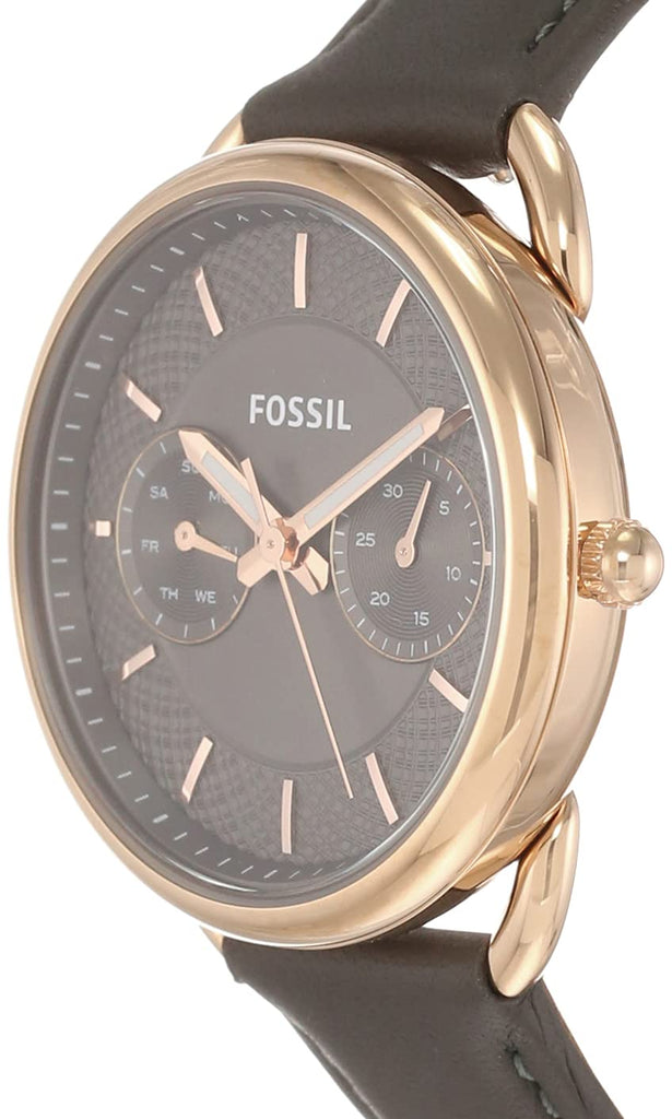 Fossil Tailor Grey Dial Grey Leather Strap Watch for Women - ES3913 Buy Now By Fossil