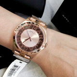 Marc Jacobs Henry Rose Gold Dial Rose Gold Steel Strap Watch for Women - MBM3207 Buy Now By Marc Jacobs