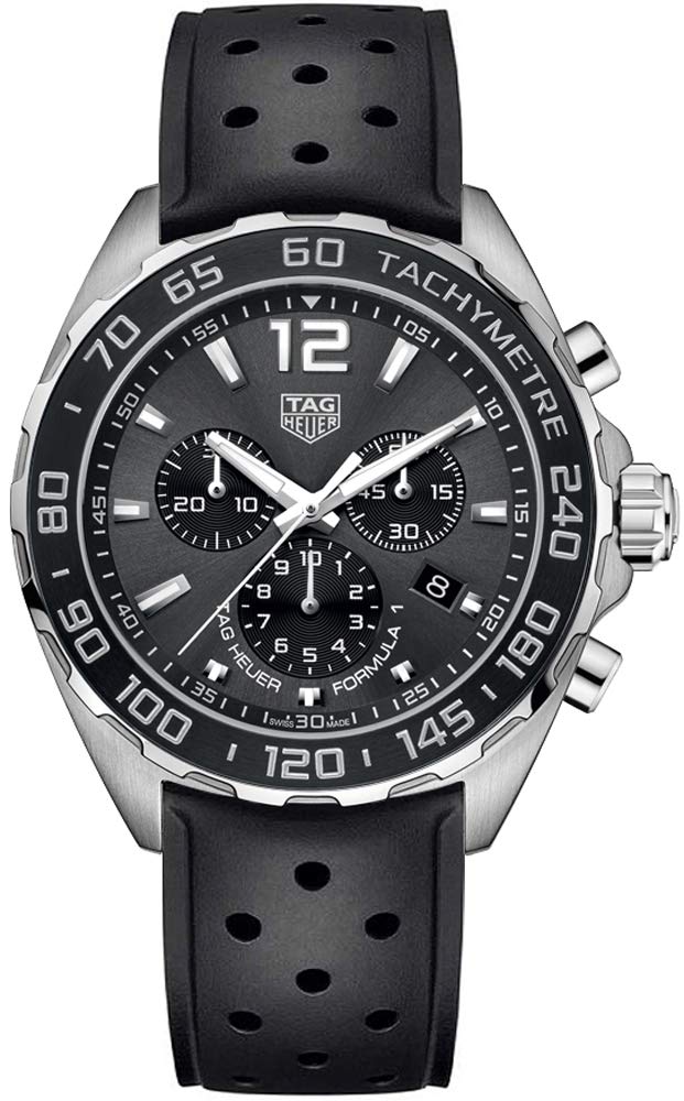 Tag Heuer Formula 1 Black Dial Black Rubber Strap Watch for Men - CAZ1011.FT8024 Buy Now By Tag Heuer