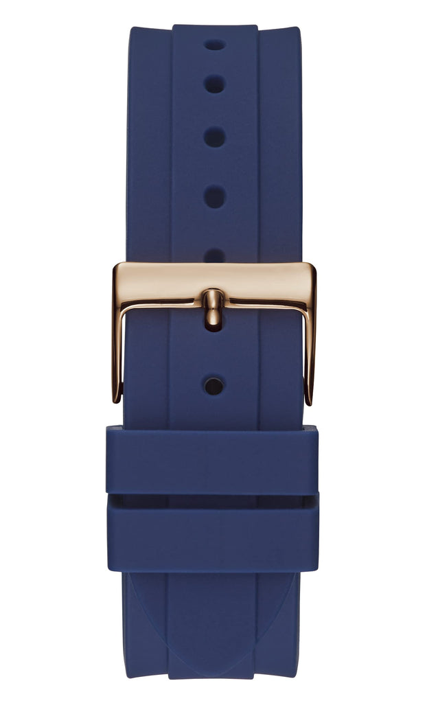 Guess Eclipse White Dial Blue Rubber Strap Watch for Women - GW0315L2 Buy Now By Guess