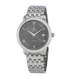 Omega De Ville Prestige Co-Axial Automatic Grey Dial Silver Steel Strap Watch for Men - 424.10.40.20.06.001 Buy Now By Omega
