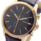 Fossil Townsman Chronograph Blue Dial Blue Leather Strap Watch for Men - FS5436 Buy Now By Fossil