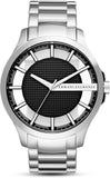 Armani Exchange Hampton Chronograph Black Dial Silver Steel Strap Watch For Men - AX2179 Buy Now By Armani Exchange