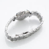 Emporio Armani Gianni T Bar White Marble Dial Silver Steel Strap Watch For Women - AR11170 Buy Now By Emporio Armani