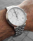 Tissot Carson Premium White Dial Silver Steel Strap Watch For Men - T122.417.11.011.00 Buy Now By Tissot