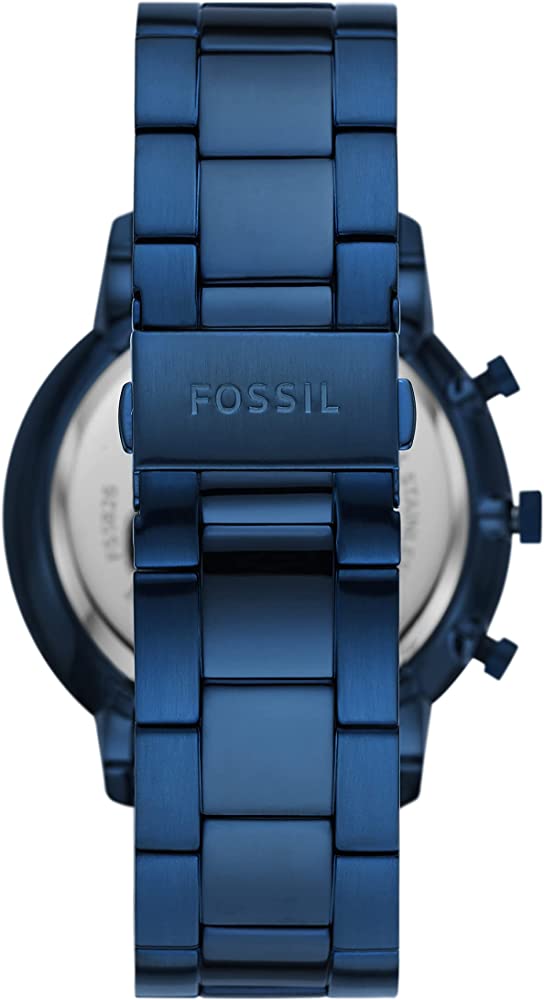 Fossil Neutra Chronograph Blue Dial Blue Steel Strap Watch for Men - FS5826 Buy Now By Fossil