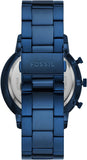 Fossil Neutra Chronograph Blue Dial Blue Steel Strap Watch for Men - FS5826 Buy Now By Fossil