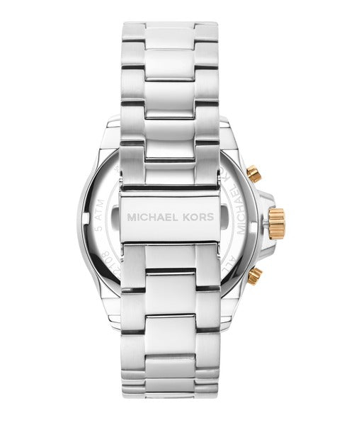 Michael Kors Wren Chronograph Black Dial Silver Steel Strap Watch For Men - MK8880 Buy Now By Michael Kors