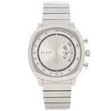 Gucci Grip Collection Quartz Silver Dial Silver Steel Strap Watch For Men - YA157302 Buy Now By Gucci