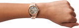 Fossil Rye Automatic Skeleton Rose Gold Dial Rose Gold Steel Strap Watch for Women - BQ3754 Buy Now By Fossil
