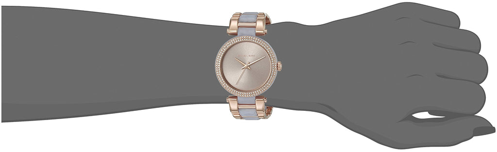 Michael Kors Delray Rose Gold Dial Two Tone Steel Strap Watch for Women - MK4319 Buy Now By Michael Kors