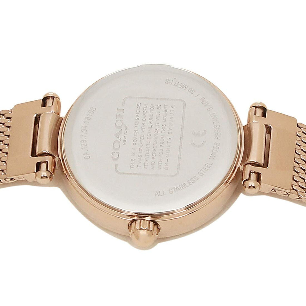 Coach Park Mother of Pearl Dial Rose Gold Mesh Bracelet Watch for Women - 14503511 Buy Now By Coach