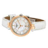 Tissot T Lady Flamingo Mother of Pearl White Dial White Leather Strap Watch For Women - T094.210.26.111.01 Buy Now By Tissot