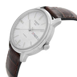 Tissot Automatics III Steel White Dial Brown Leather Strap Watch For Men - T065.430.16.031.00 Buy Now By Tissot