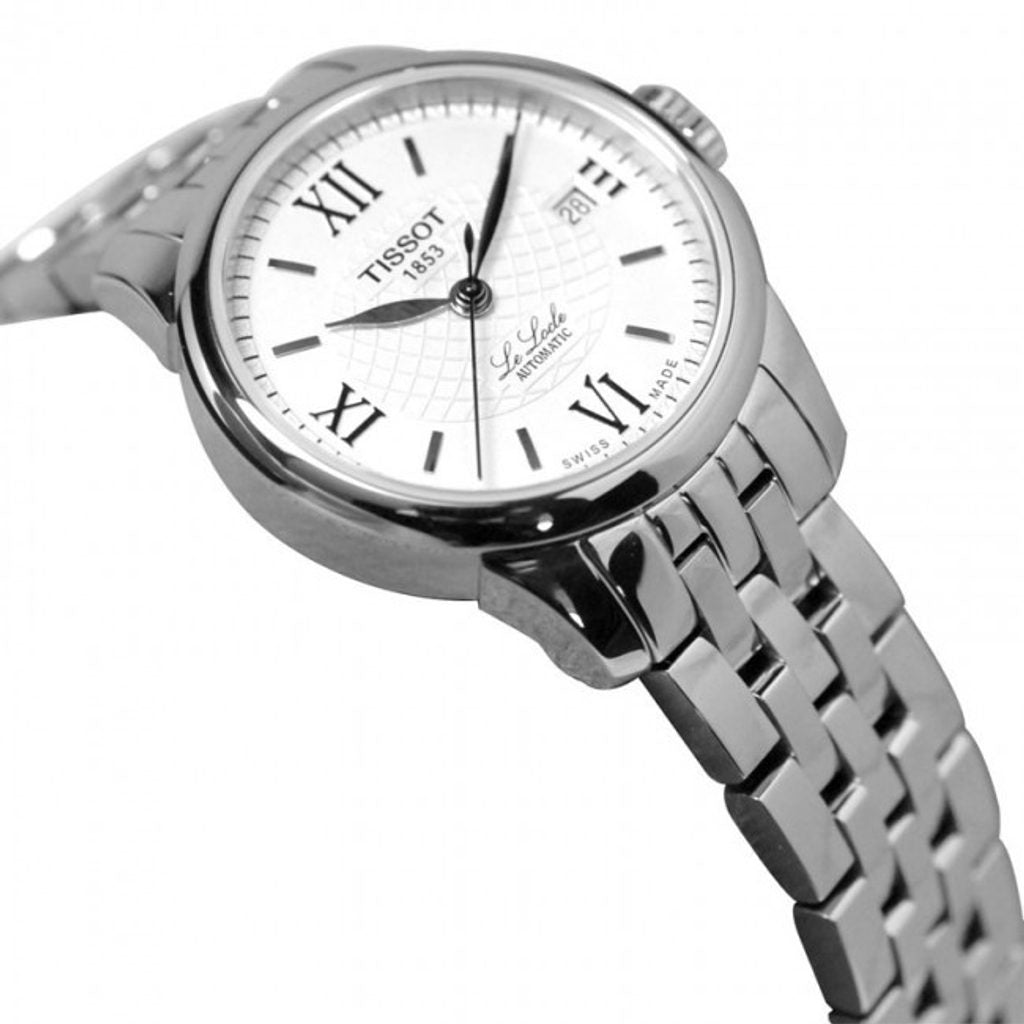 Tissot Le Locle Small Automatic Silver Dial Silver Steel Strap Watch For Women - T41.1.183.33 Buy Now By Tissot